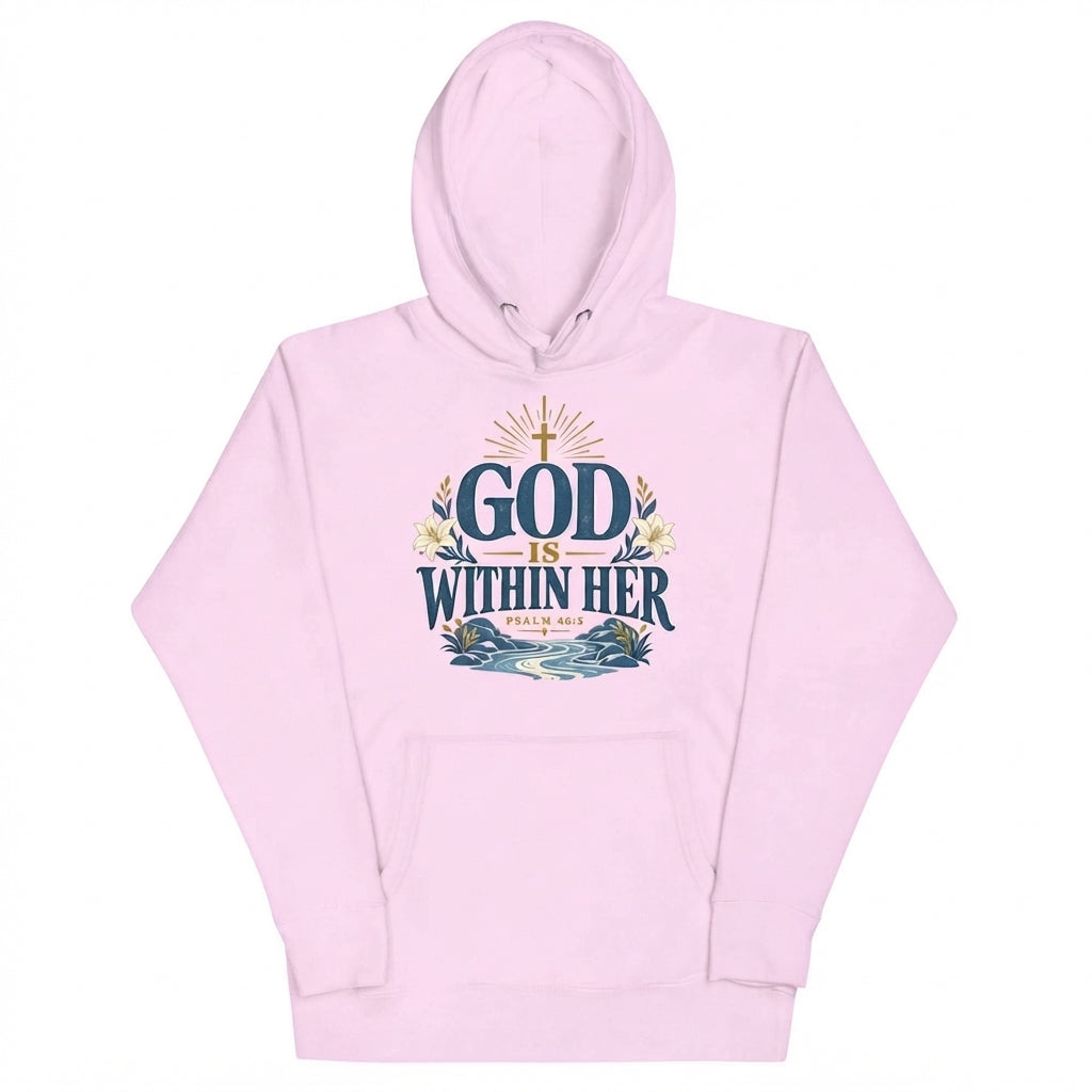 God Is Within Her Christian Hoodie