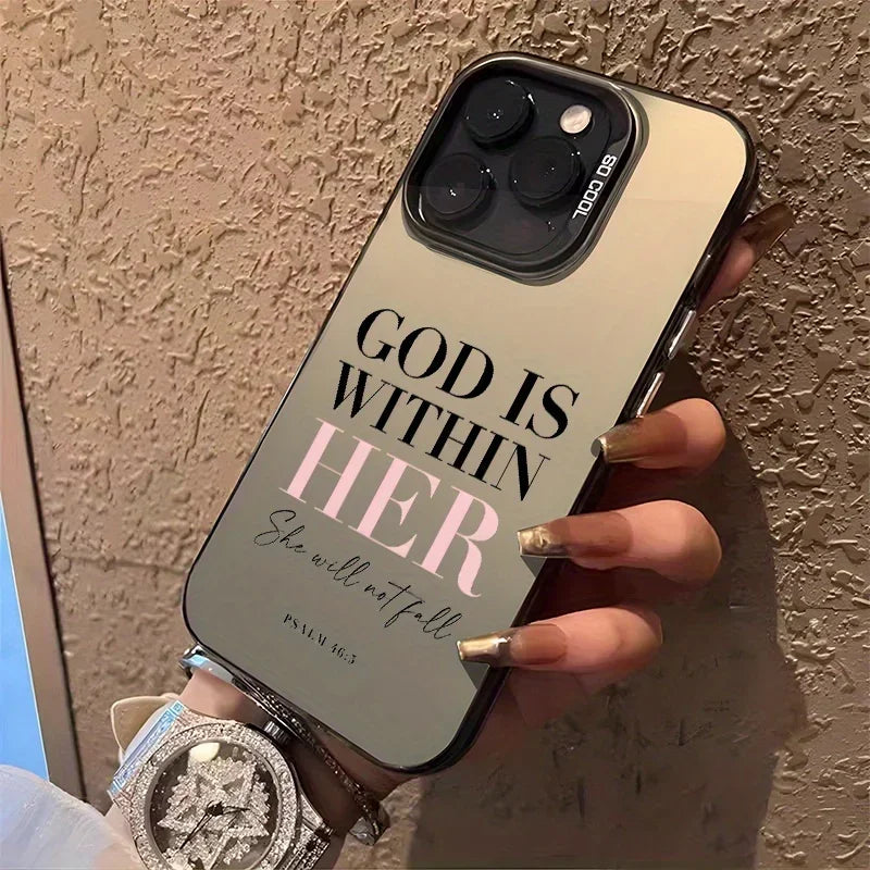 God Is Within Her iPhone Case