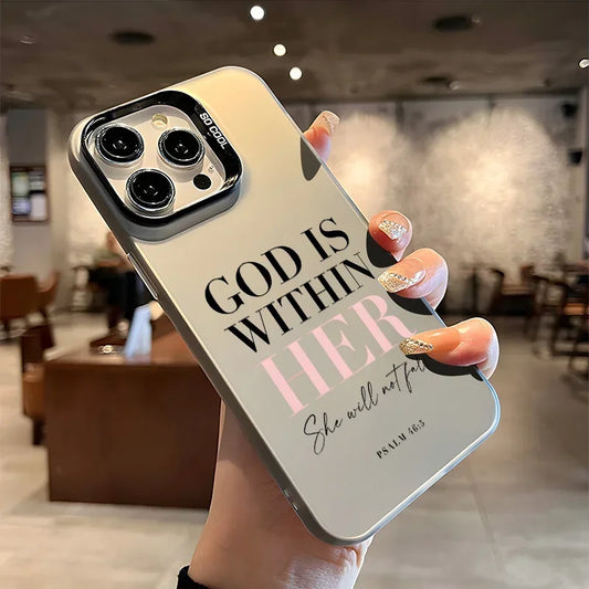 God Is Within Her iPhone Case