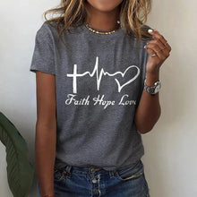 Load image into Gallery viewer, Faith Hope Love T-Shirt
