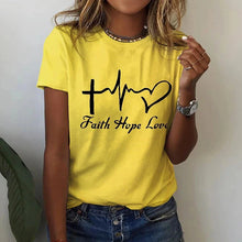 Load image into Gallery viewer, Faith Hope Love T-Shirt
