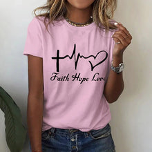 Load image into Gallery viewer, Faith Hope Love T-Shirt
