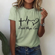 Load image into Gallery viewer, Faith Hope Love T-Shirt
