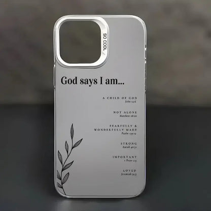 God Says I Am iPhone Case