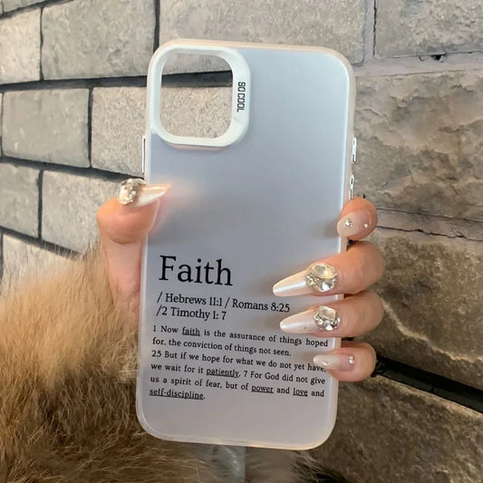 Faith iPhone Case