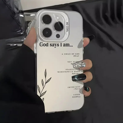 God Says I Am iPhone Case