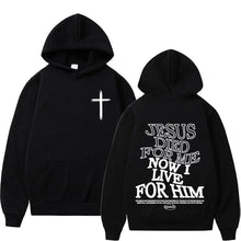 Load image into Gallery viewer, Jesus Died For Me Hoodie
