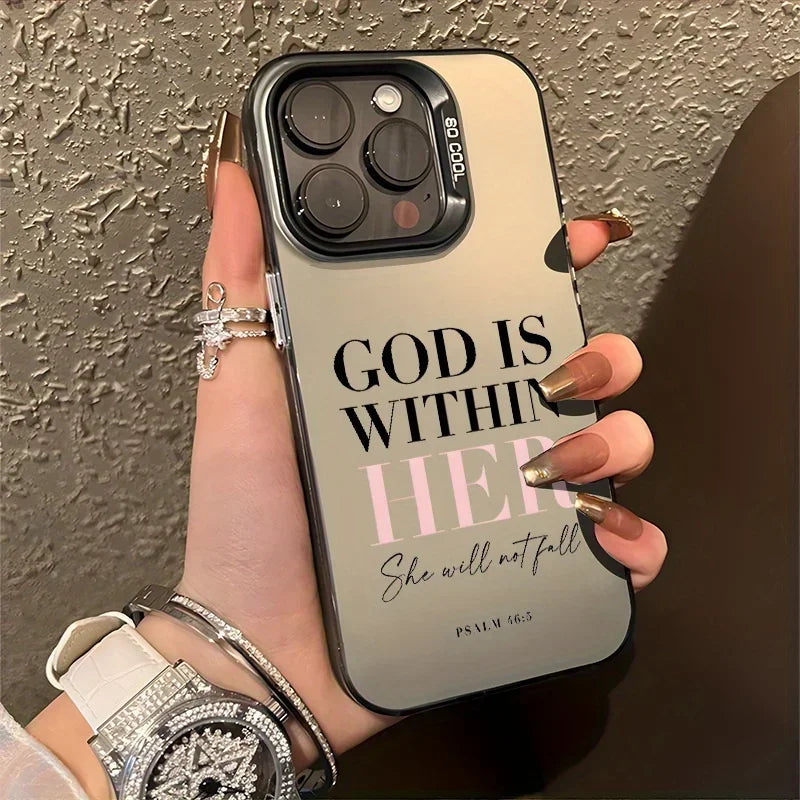 God Is Within Her iPhone Case