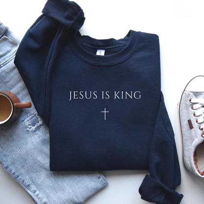 Jesus Is King Sweater V16