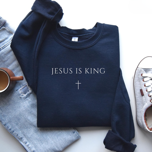 Jesus Is King Sweater V16