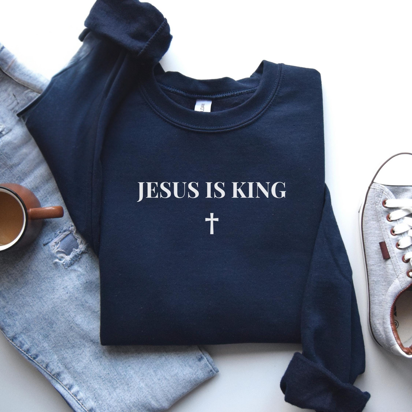Jesus Is King Sweater V7