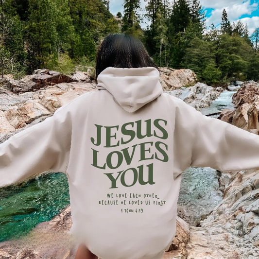 Jesus Loves You Hoodie 2026