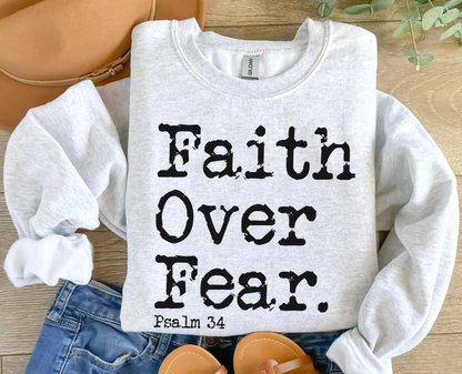 The Faith Over Fear Sweater New