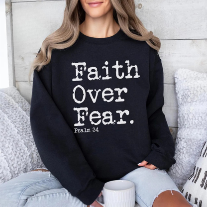 The Faith Over Fear Sweater New