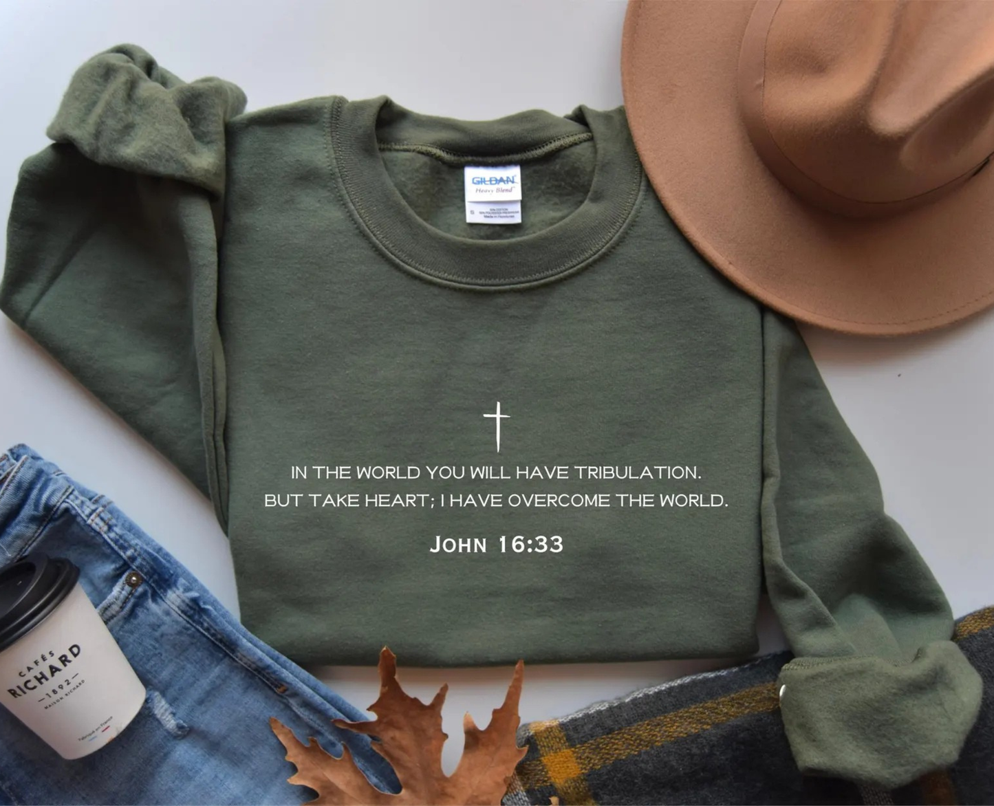 John 16:33 Sweater