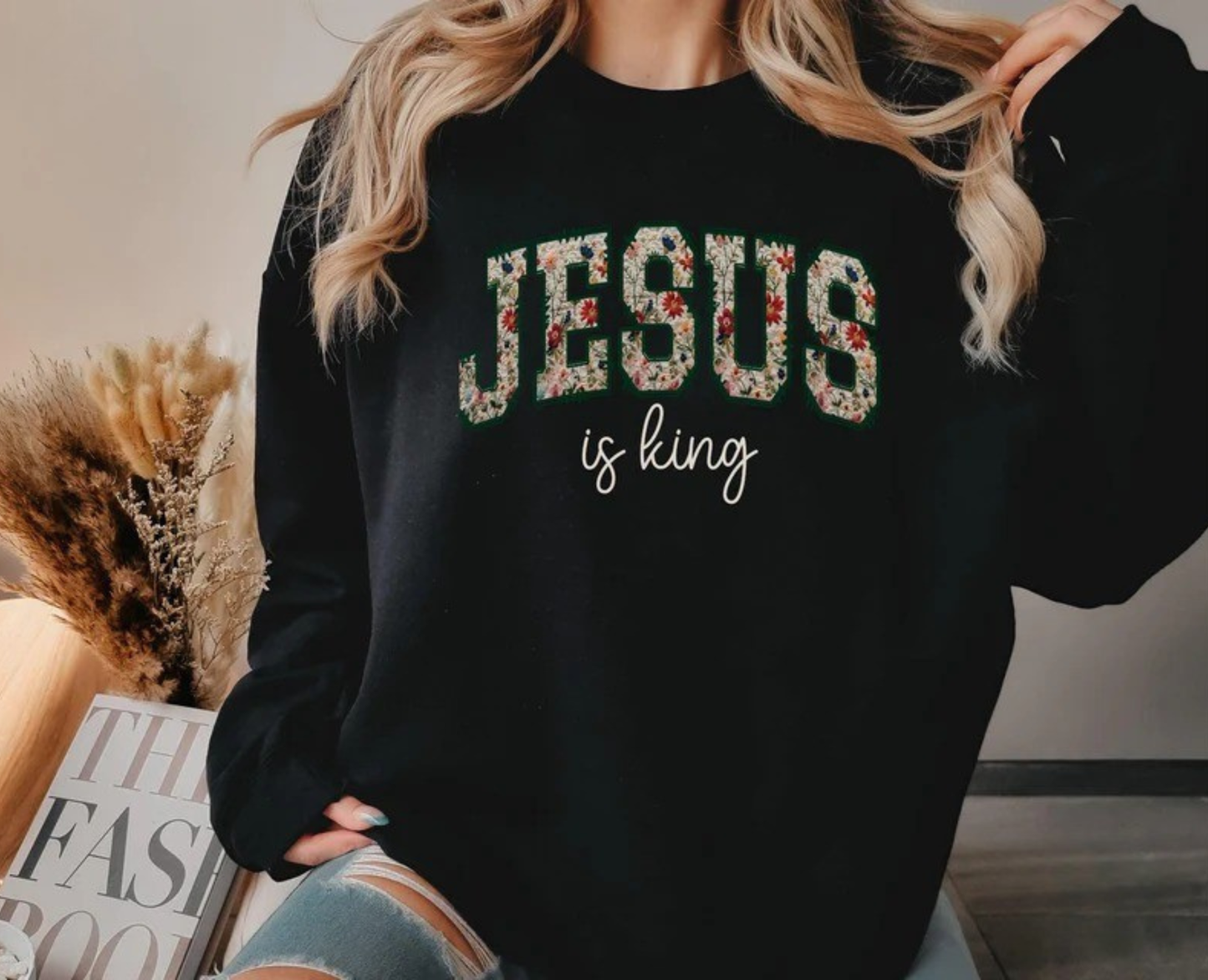 Jesus Is King Sweater V5