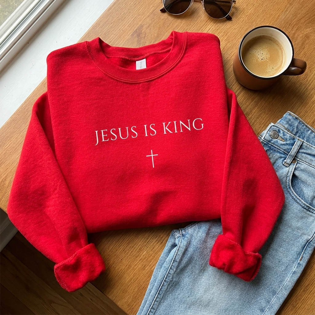 Jesus Is King Sweater V16