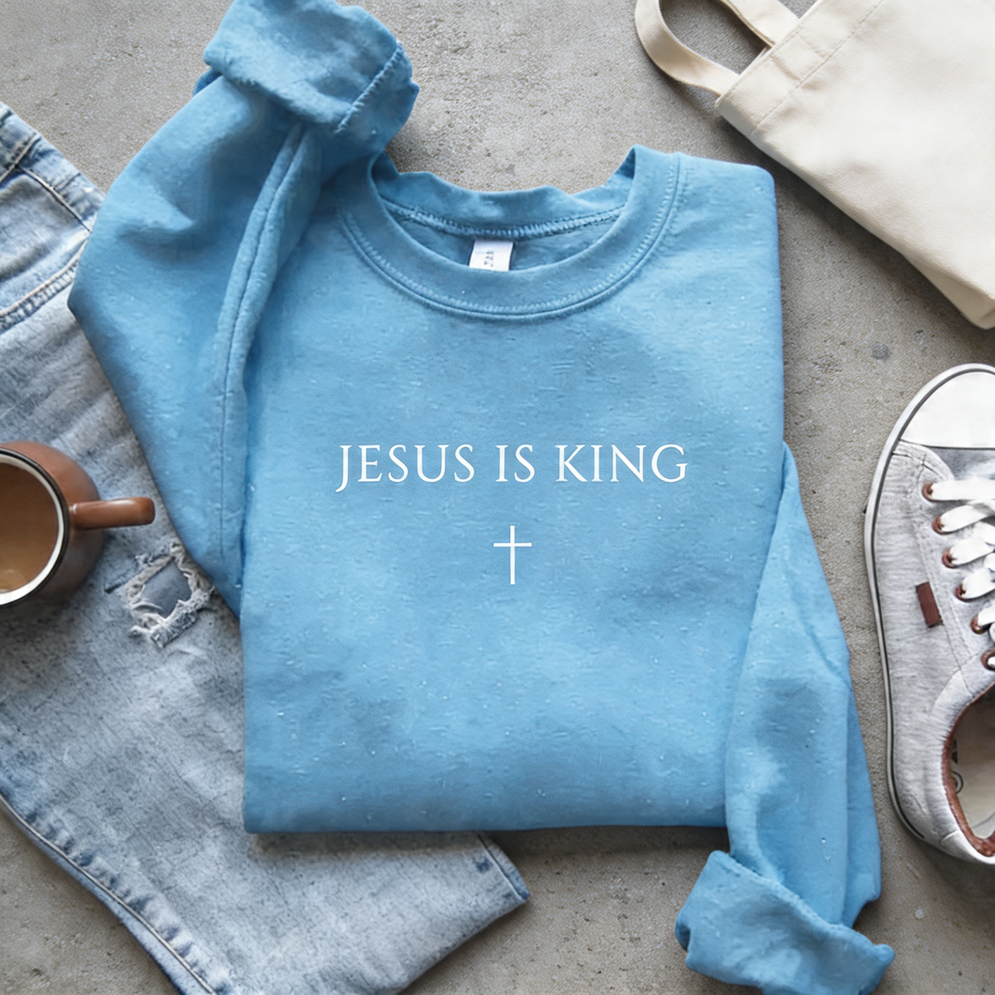 Jesus Is King Sweater V16