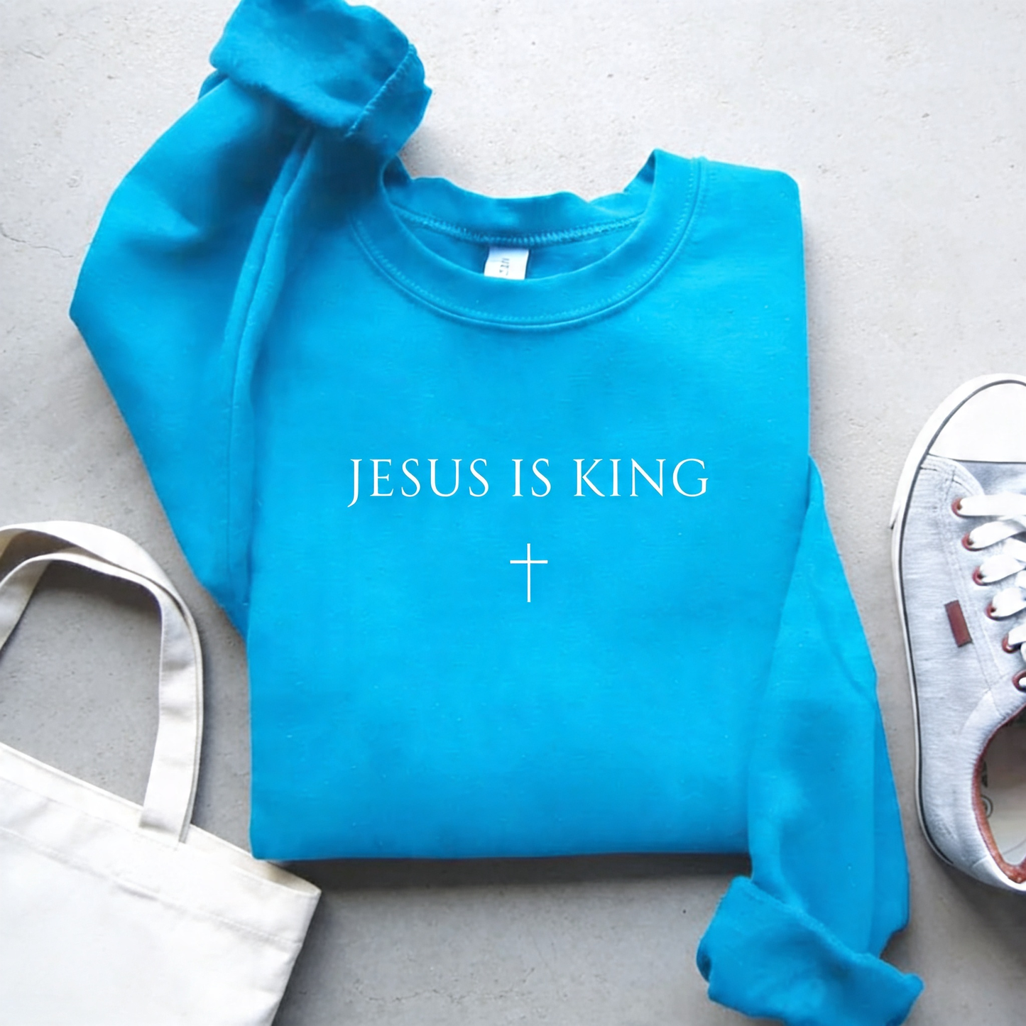 Jesus Is King Sweater V16