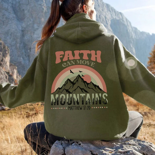 Faith Can Move Mountains Hoodie