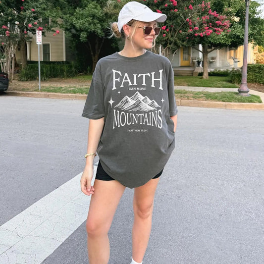 Faith Can Move Mountains Tee V3