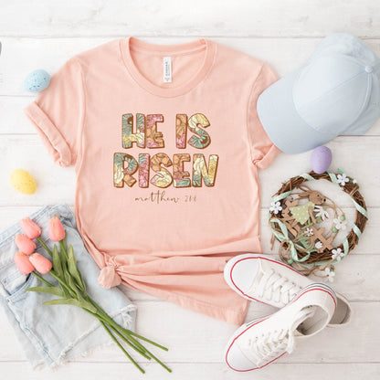 He Is Risen Tee