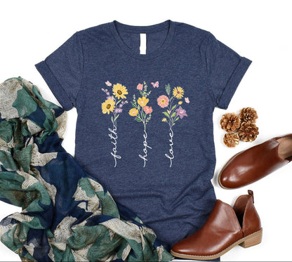 Floral Christian T-Shirt