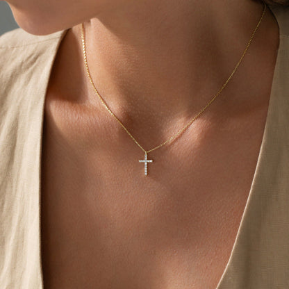 Gold Cross Necklace