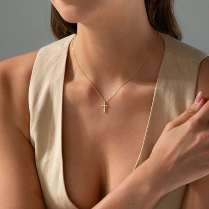 Gold Cross Necklace