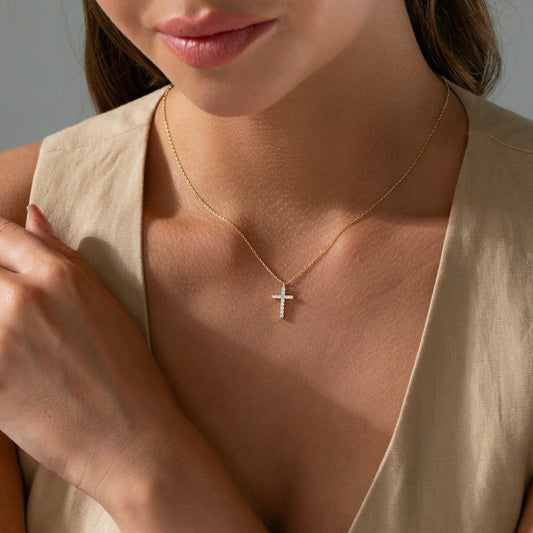 Gold Cross Necklace