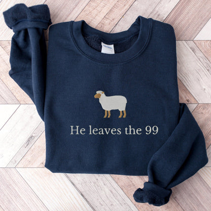 He Leaves The 99 Sweater