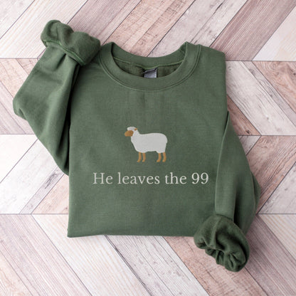 He Leaves The 99 Sweater