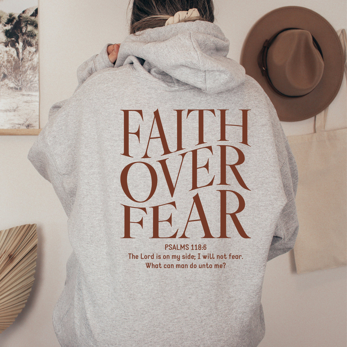 The Faith Over Fear Hoodie V16