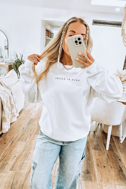 Jesus Is King Sweater V2