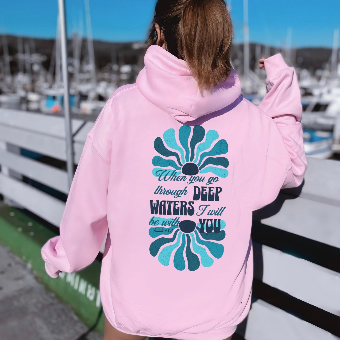 Ocean Inspired Style Christian Hoodie