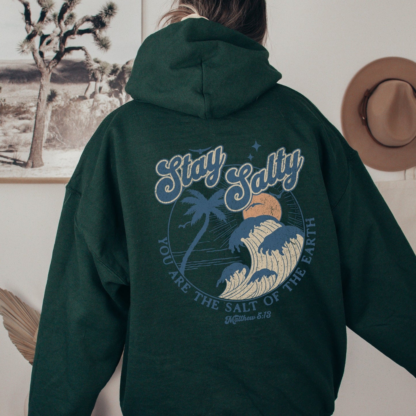 Stay Salty Christian Hoodie