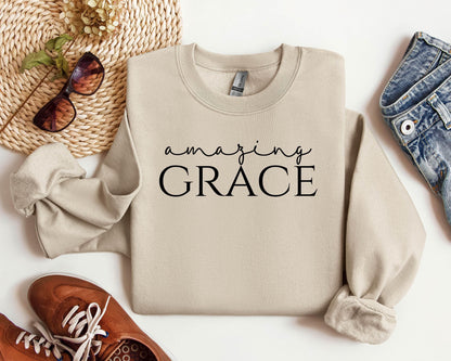 Amazing Grace Christian Sweatshirt