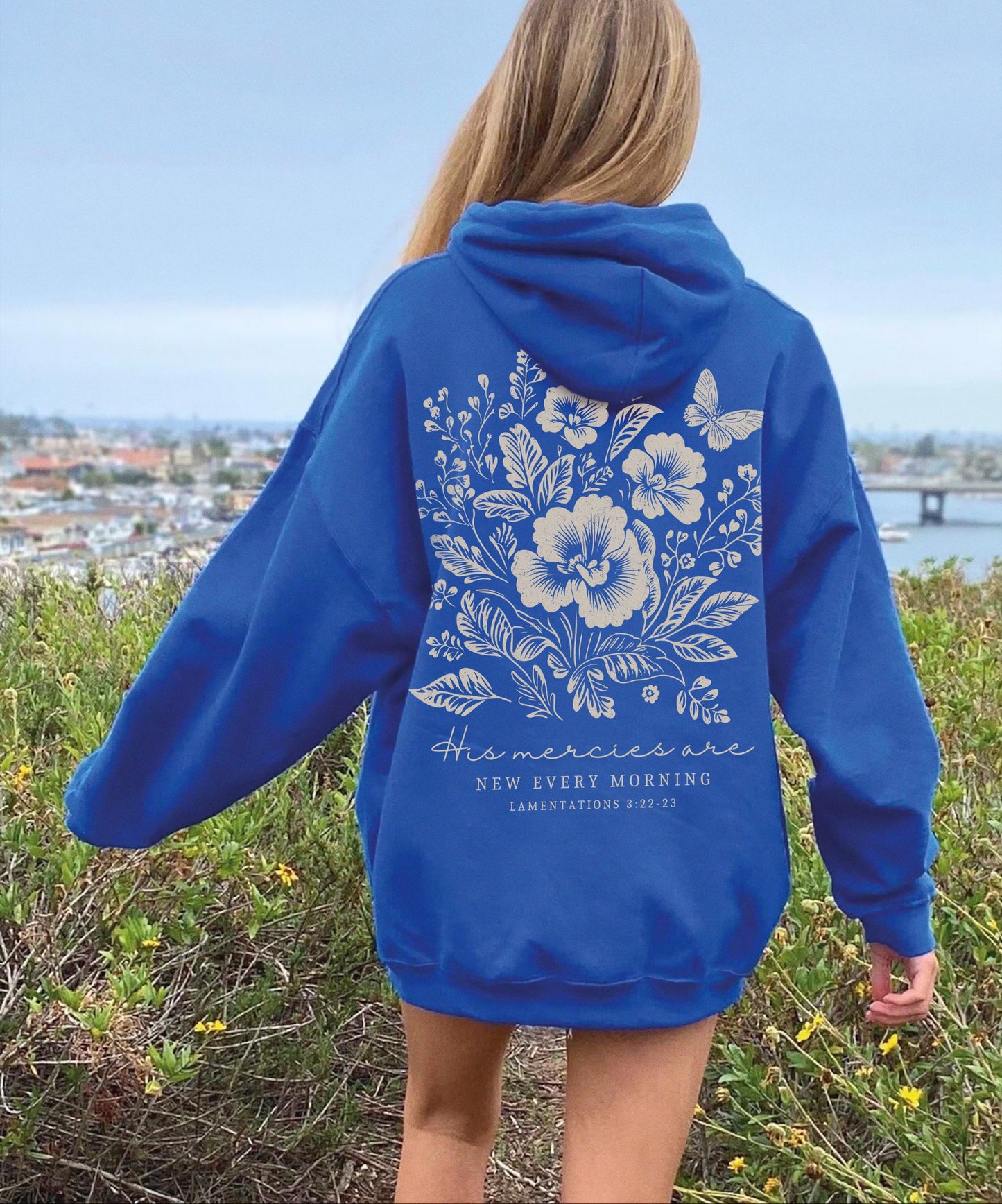 Christian Floral Hoodie