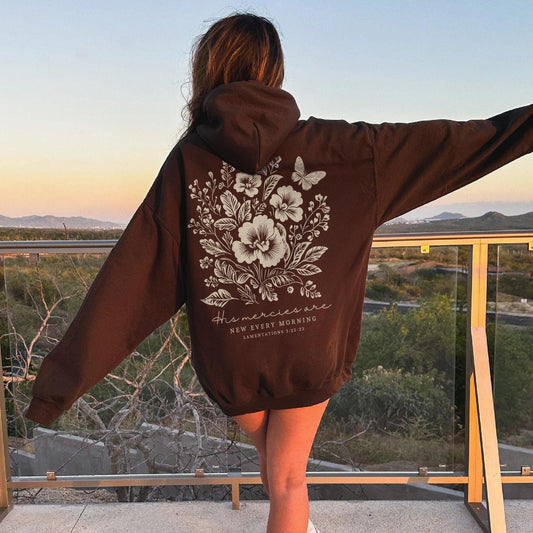 Christian Floral Hoodie