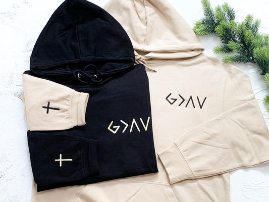 God Is Greater Hoodie V6