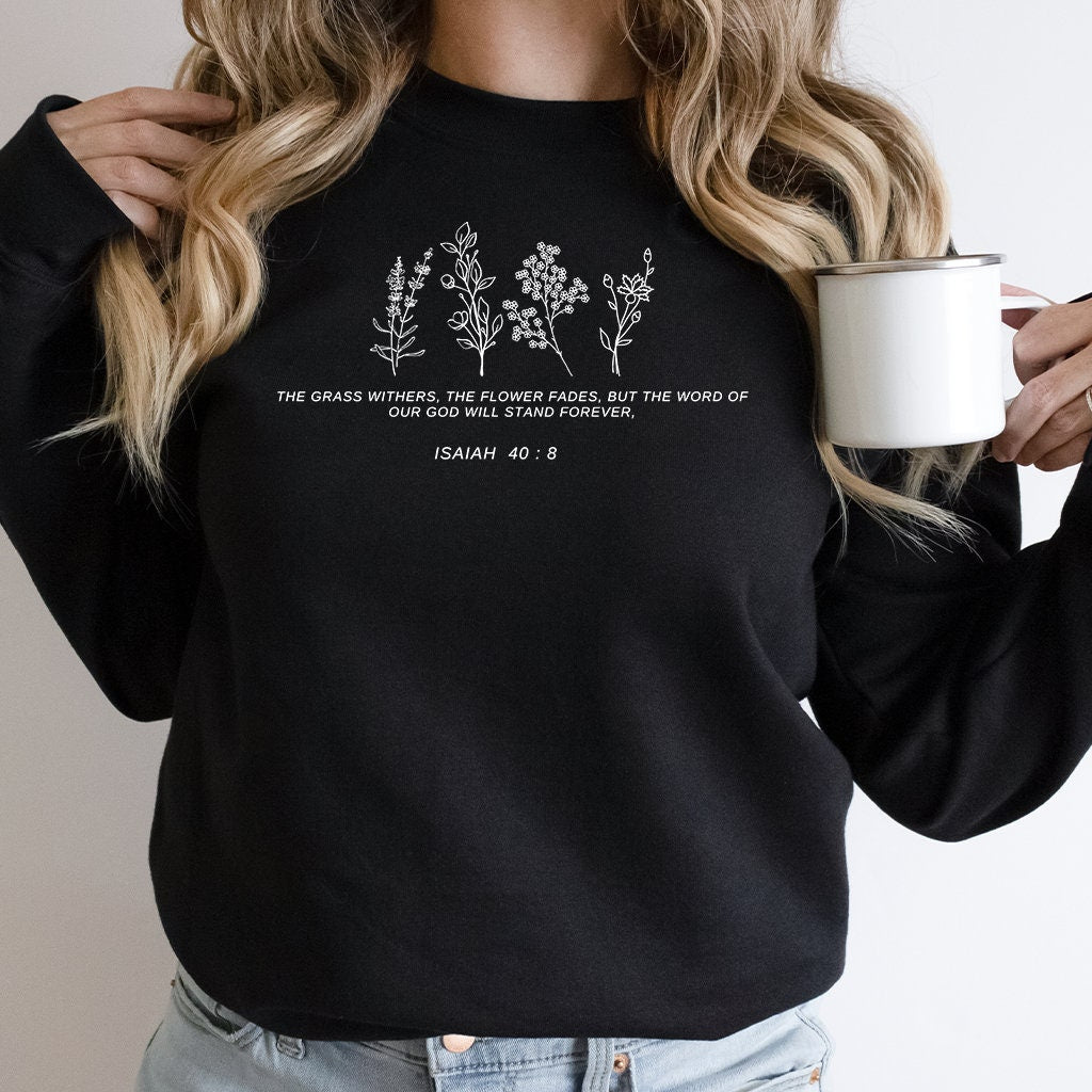 Wildflower Bible Verse Sweatshirt