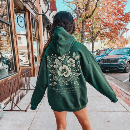 Christian Floral Hoodie