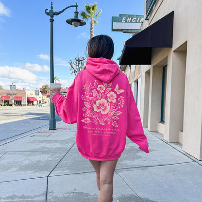 Christian Floral Hoodie