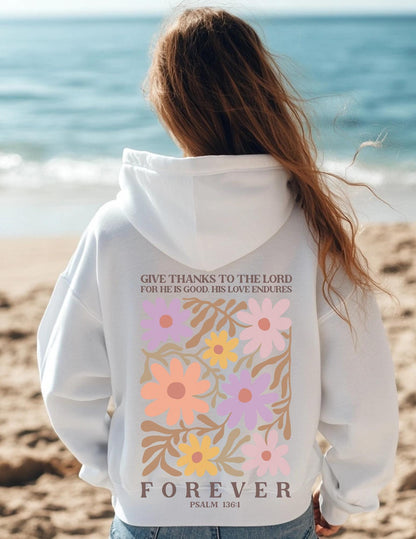 Christian Flower Hoodie