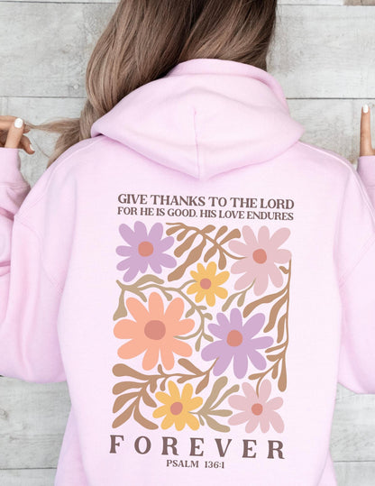 Christian Flower Hoodie