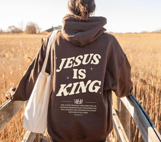 Jesus Is King Hoodie V9