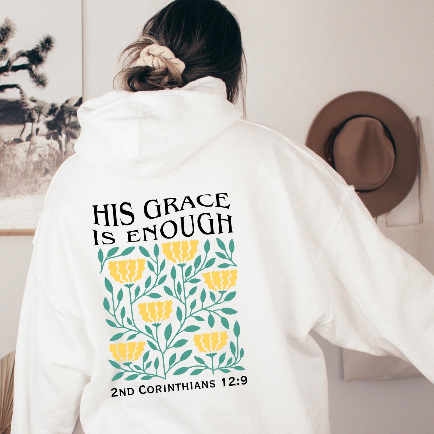 His Grace is Enough Christian Hoodie