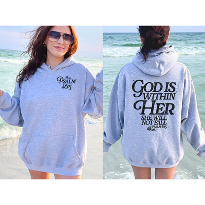 God Is Within Her Hoodie V7