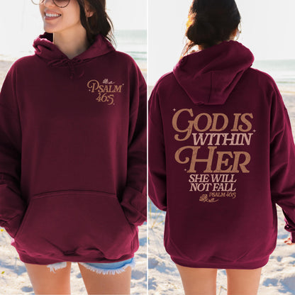 God Is Within Her Hoodie V7