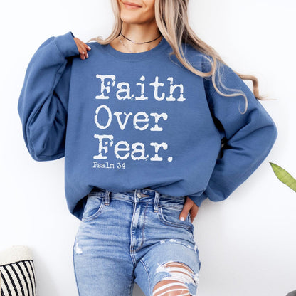 The Faith Over Fear Sweater New